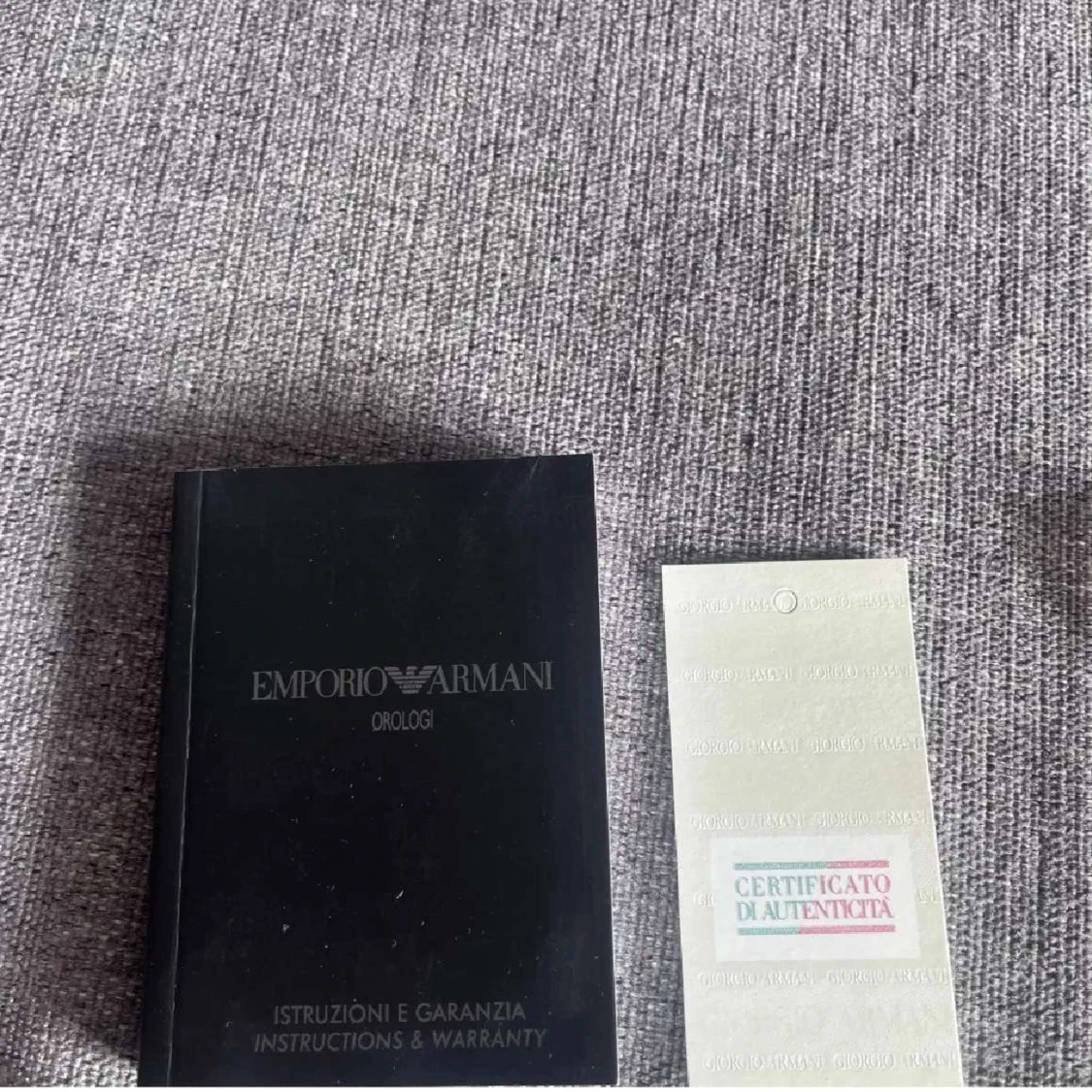 Emporio Armani brun och guld klocka - 1