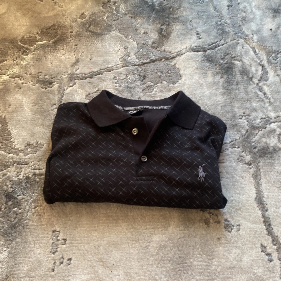 Svart pikétröja från Polo Ralph Lauren