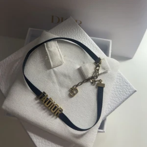 Dior - halsband  - Snyggt halsband från Dior. Säljer då den aldrig kommit till användning. Lådan kommer med! Om ni undrar något så e det bara att fråga. 🤗💕