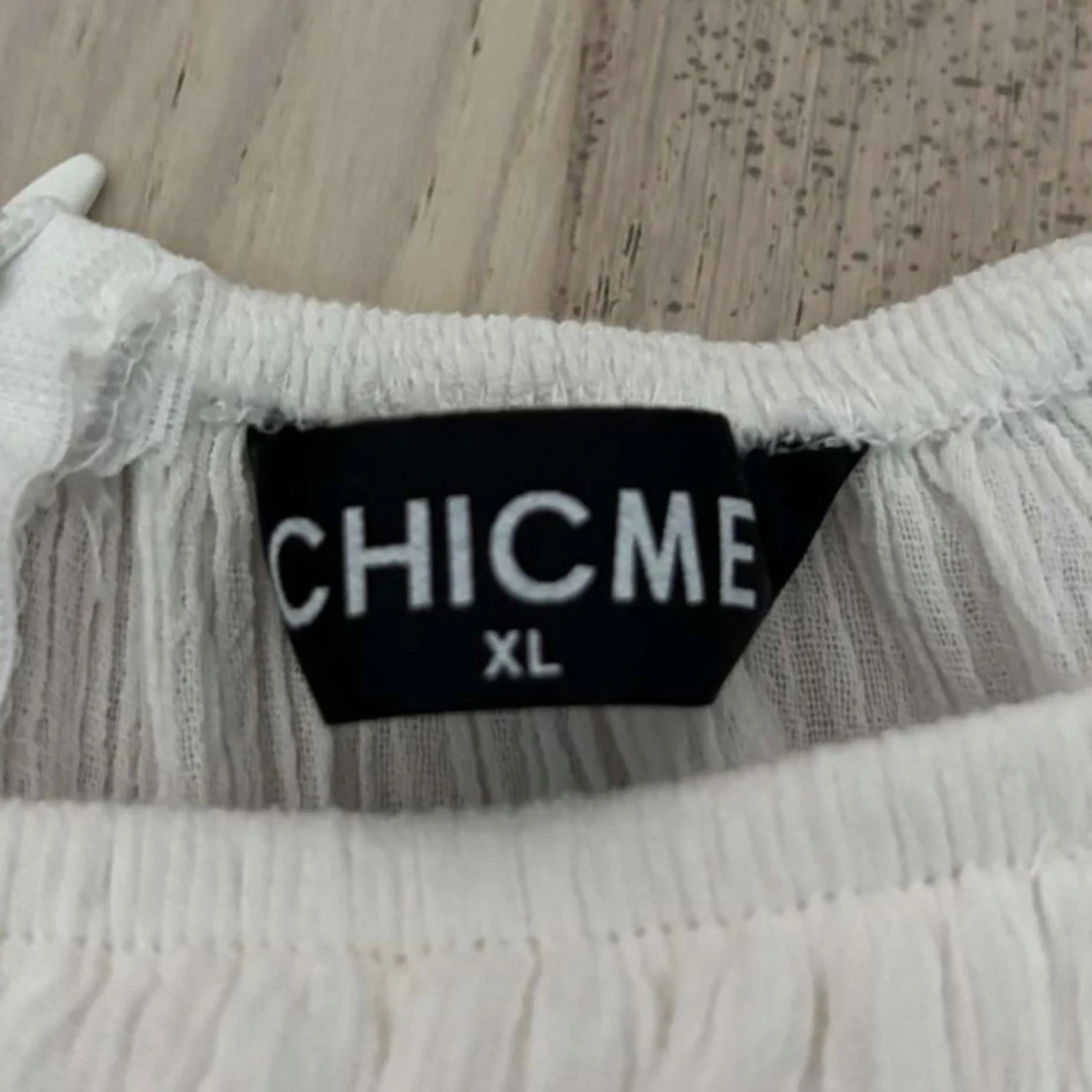 Vit kortklänning från ChicMe  - 2