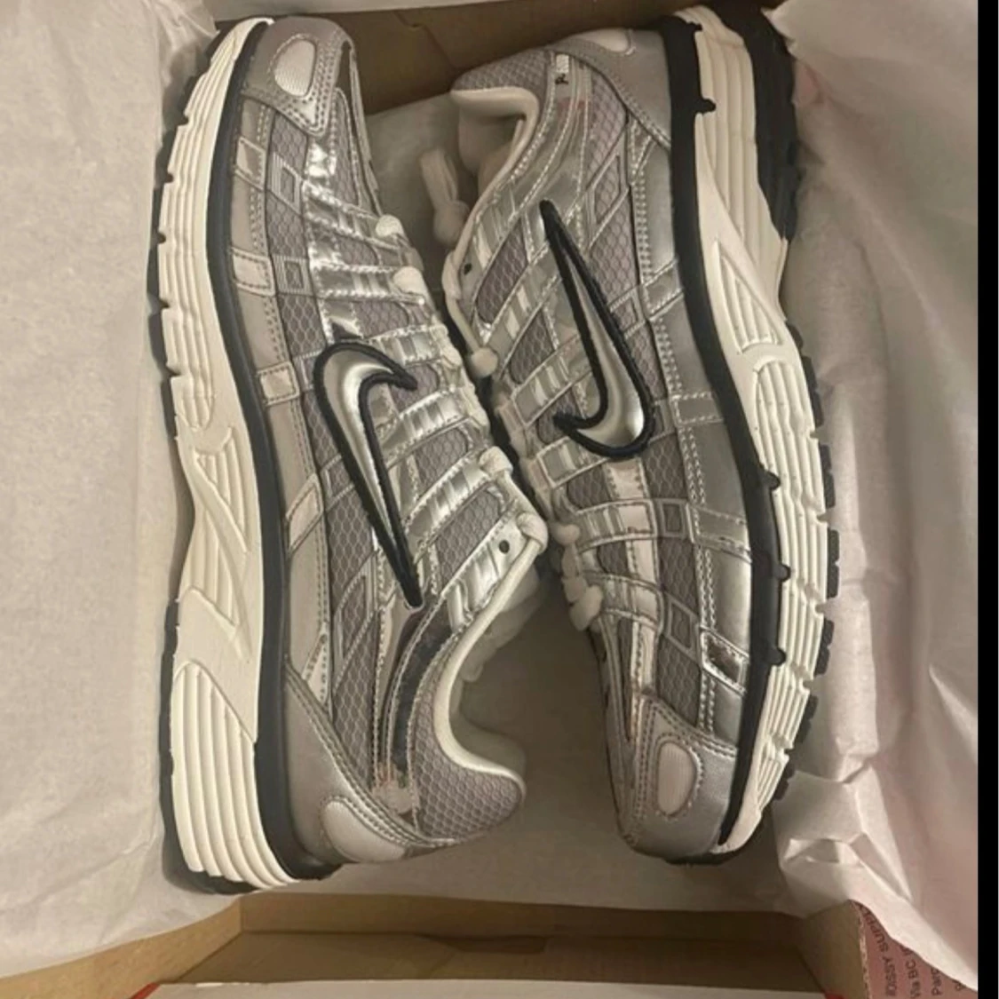Nike P-6000 silver sneakers