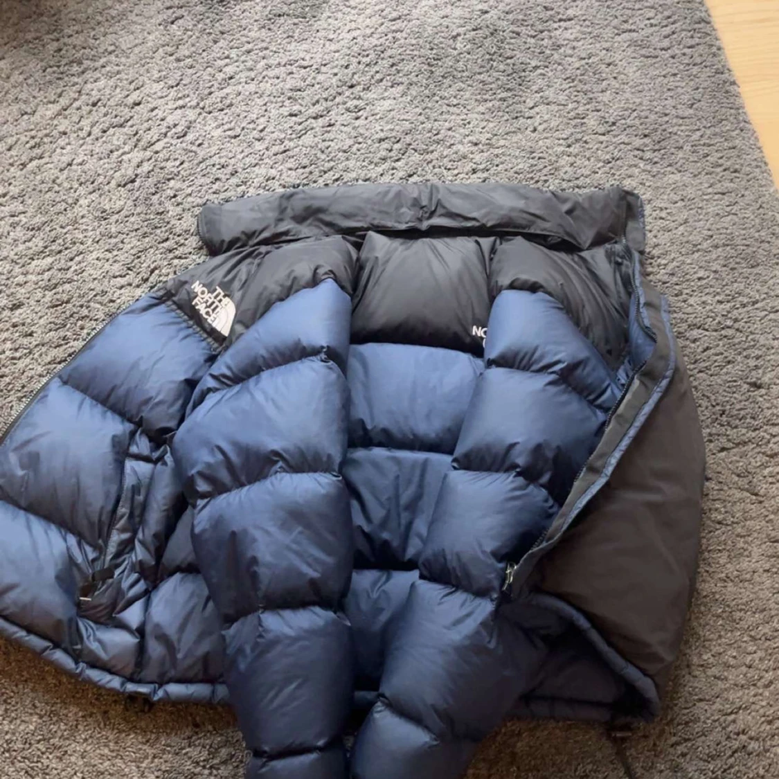 Blå och svart dunjacka The North Face XS - 1