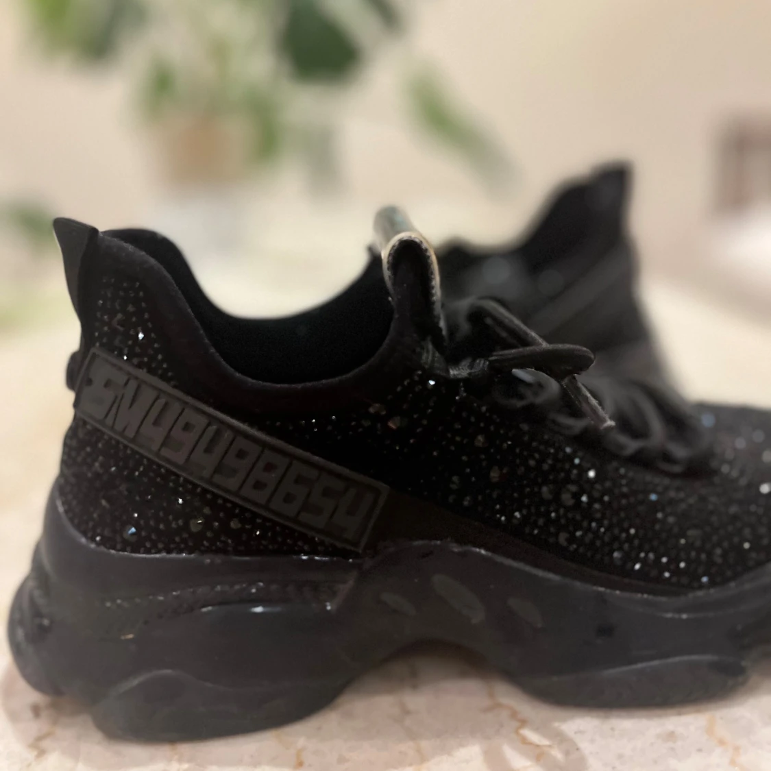 Svarta glittriga sneakers Steve Madden - 2