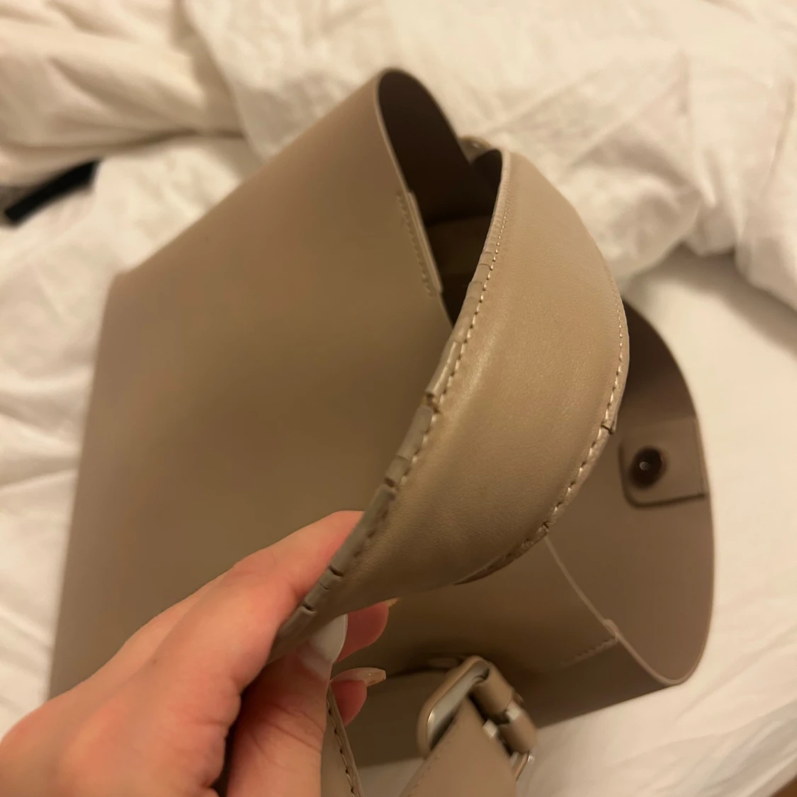 Beige mango väska  - 2