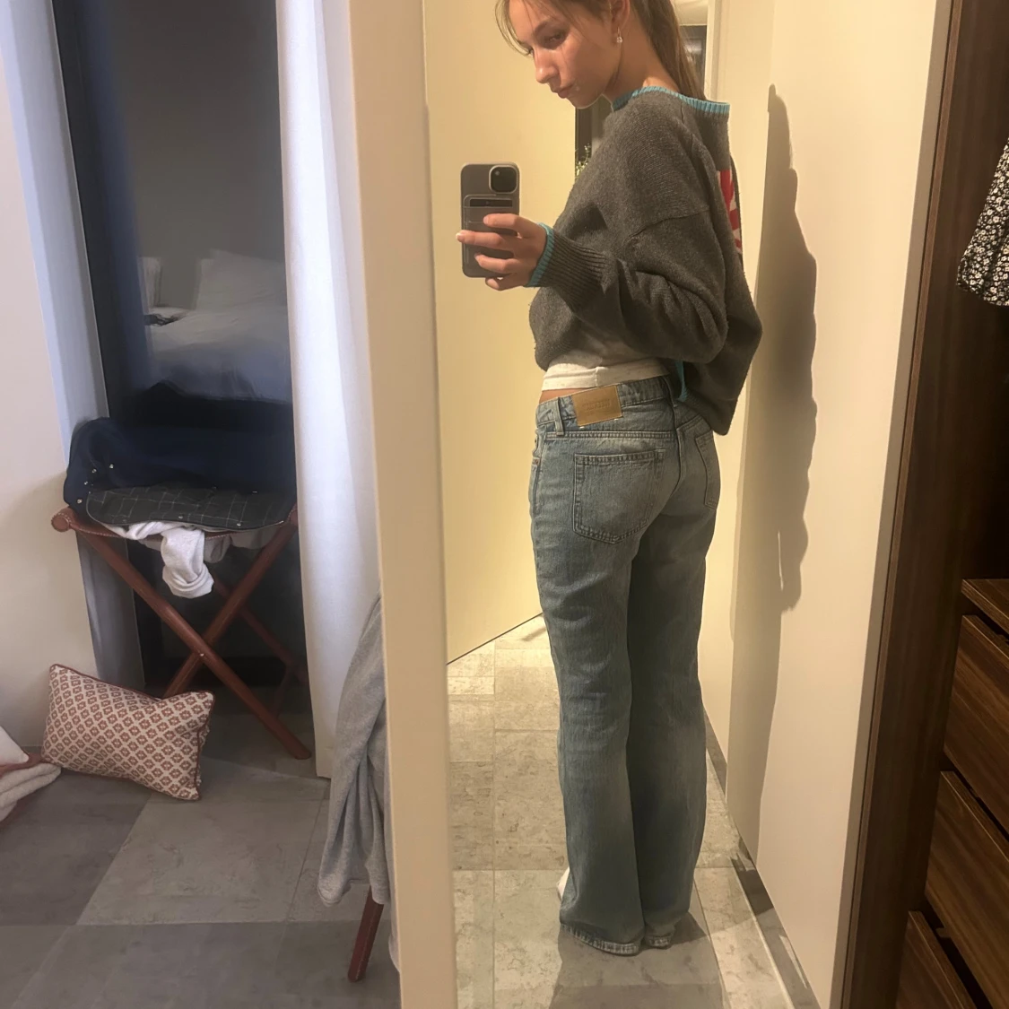  bootcut jeans ljusblå - 1