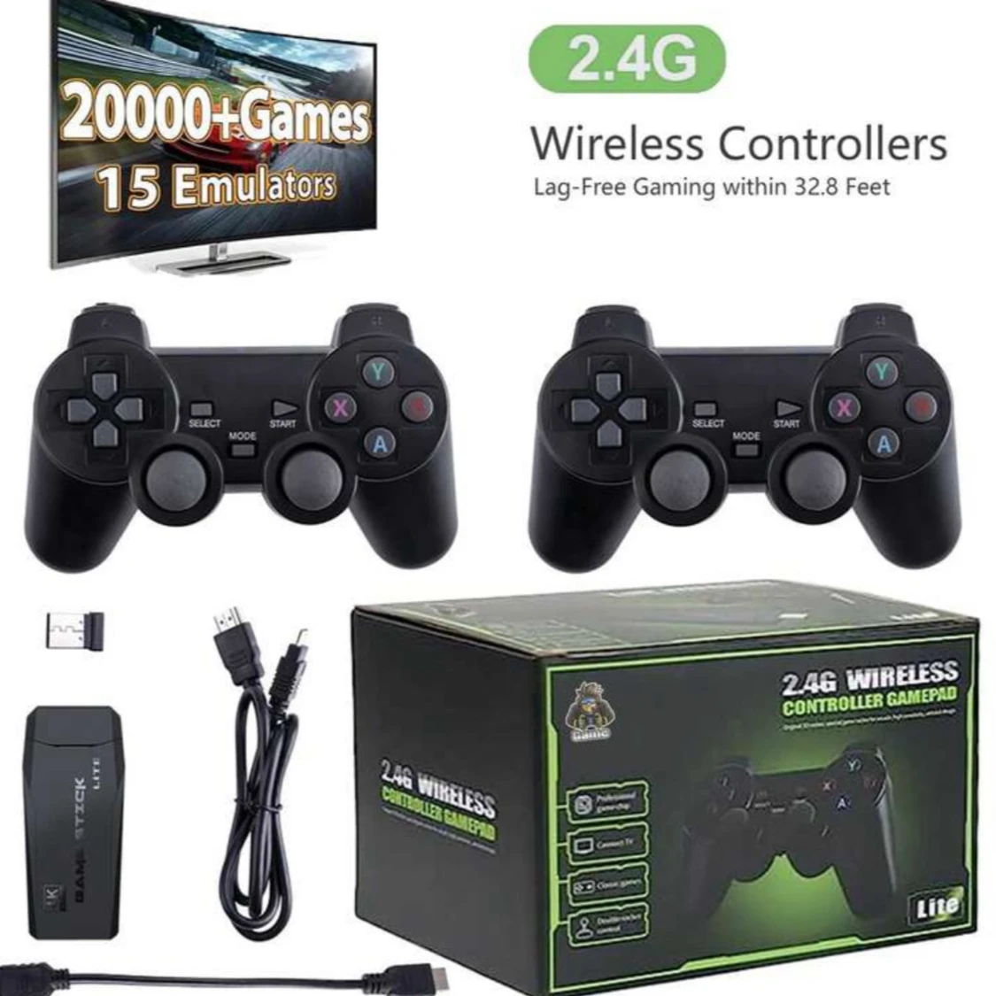 2.4G Wireless Controller Gamepad Set