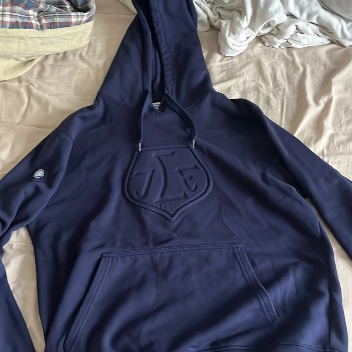 Mörkblå Leksands IF hoodie XXL