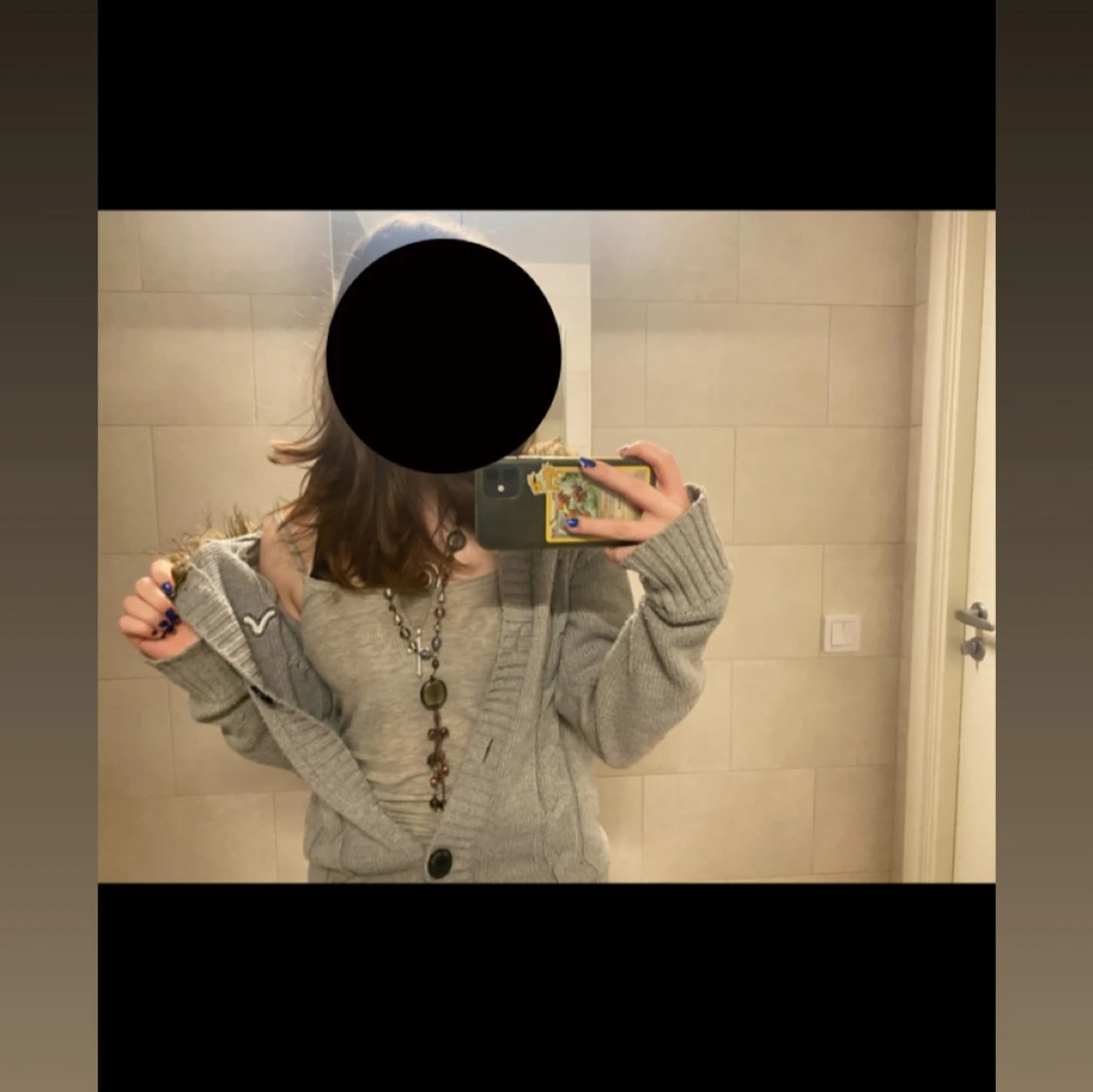 Kofta med fuskpäls  - 1