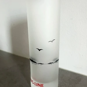 Glas - Avlånga mattande glas i ny skick. Finns 6 stycknen. 