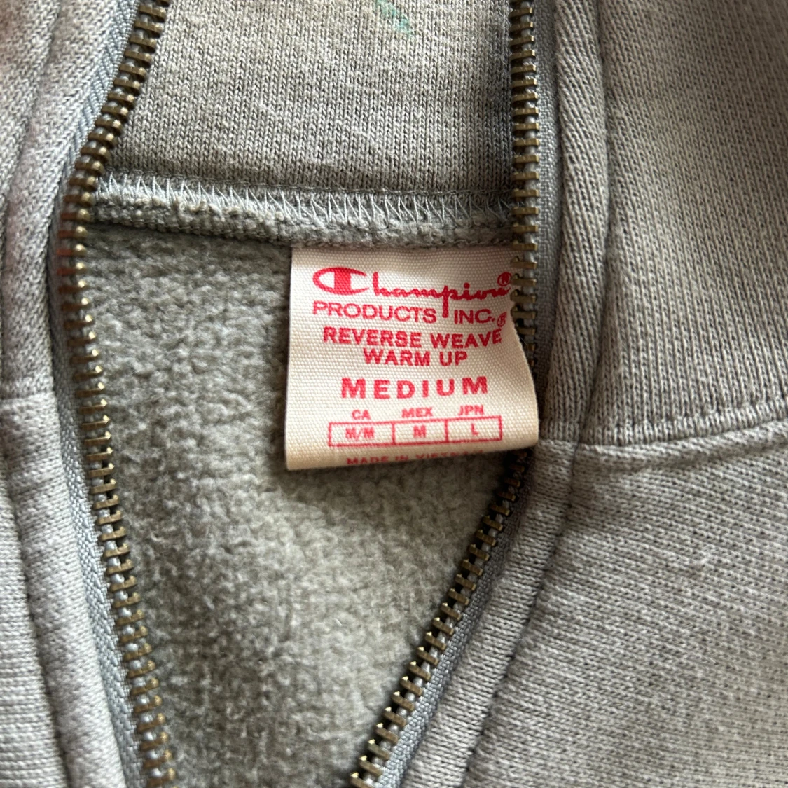 Grön half zip sweatshirt från Champion - 3