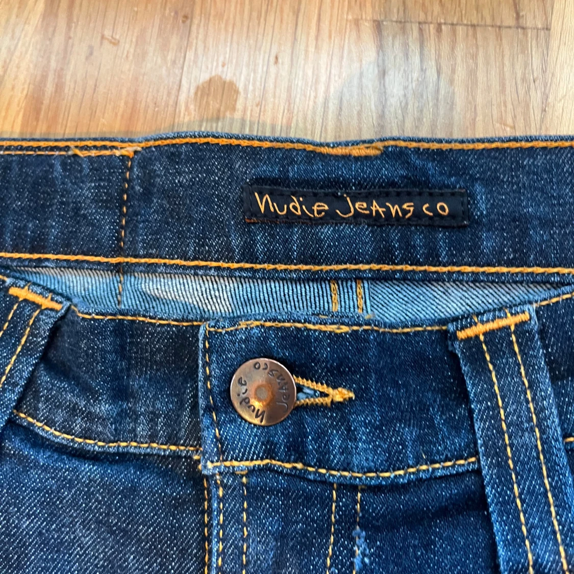 Mörkblå skinny/slim jeans från Nudie Jeans - 3