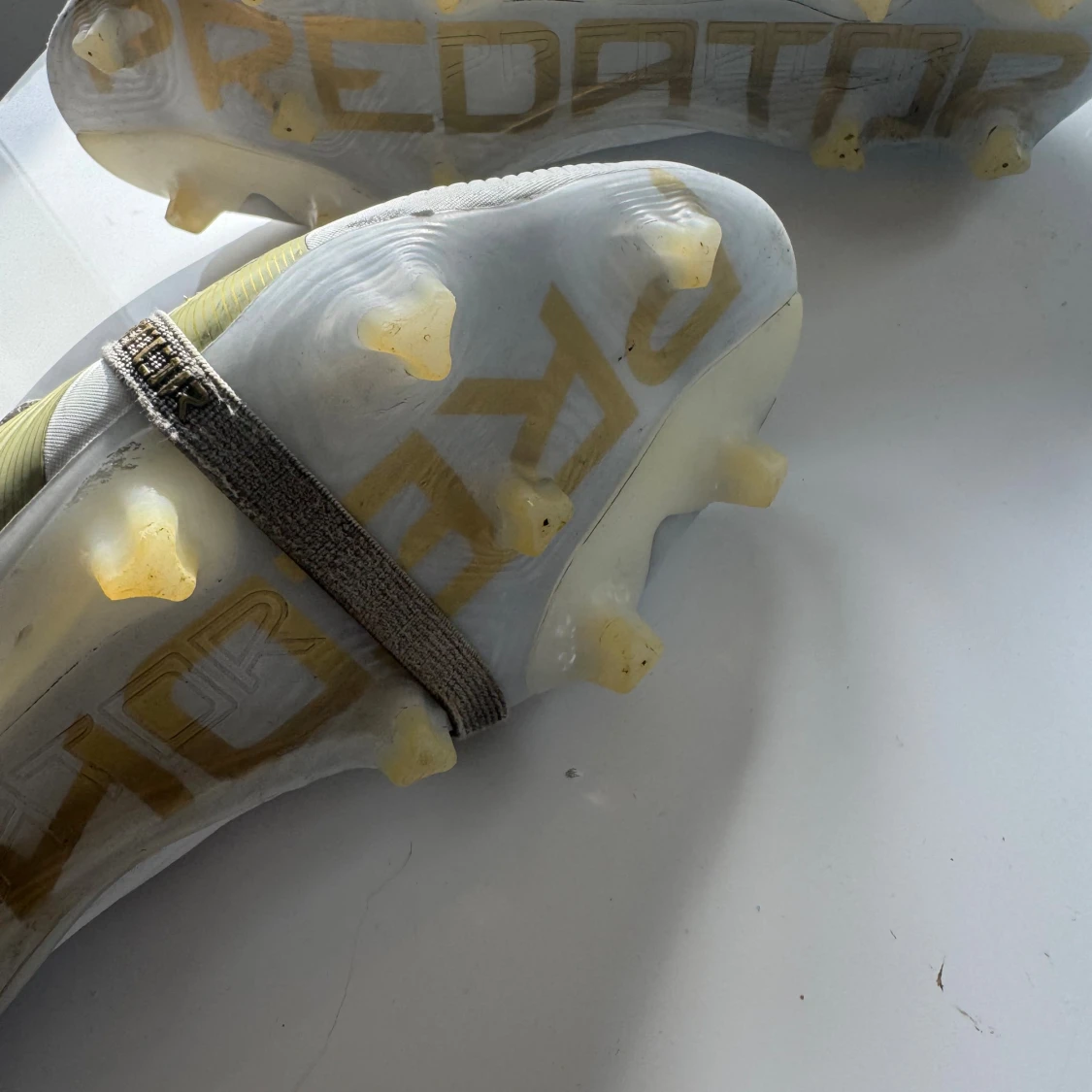 Adidas Predator Elite fotbollsskor vit/guld - 2