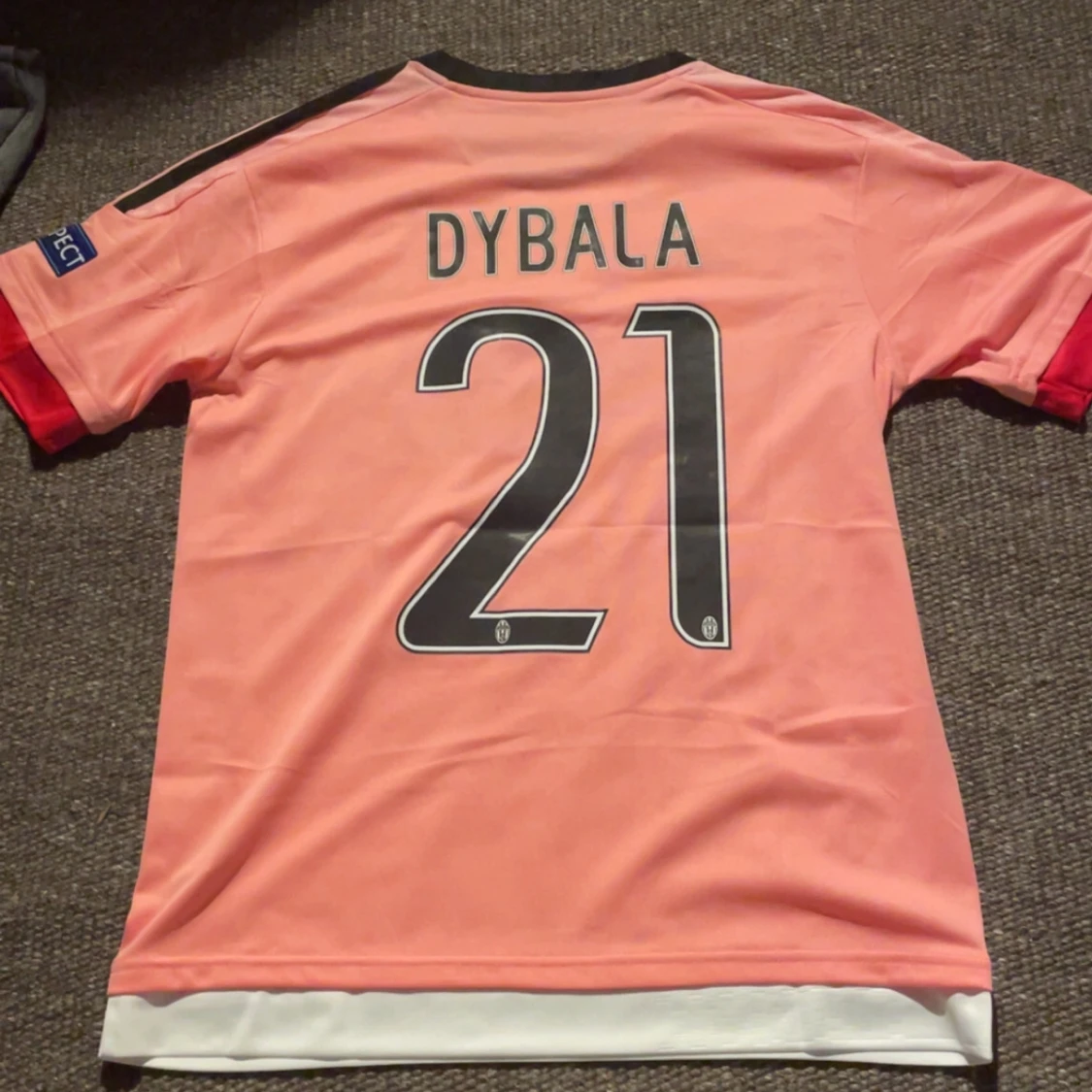 Juventus Dybala #21 rosa bortatröja - 3