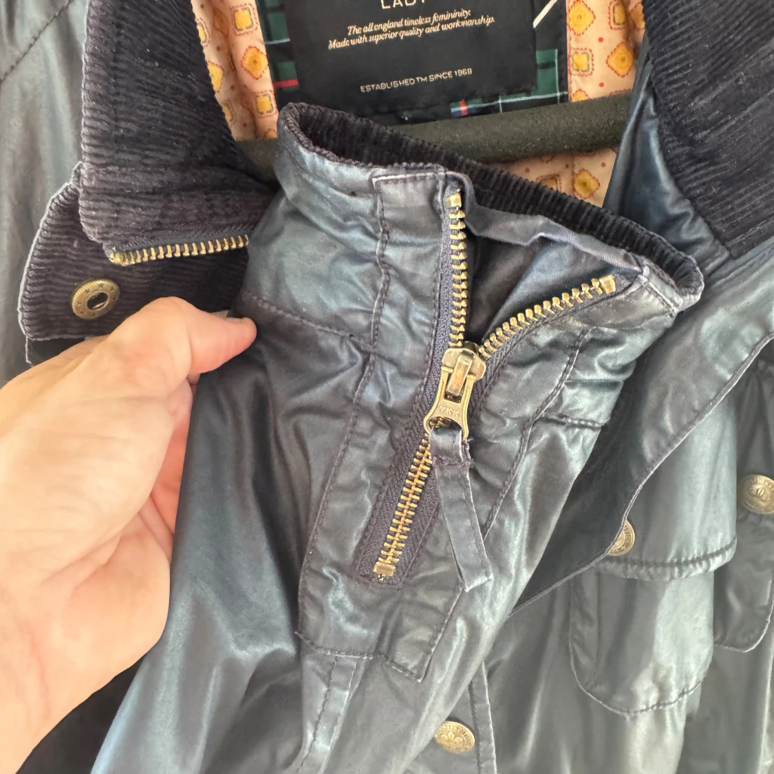 Svart jacka med bälte från Morris Lady - 2