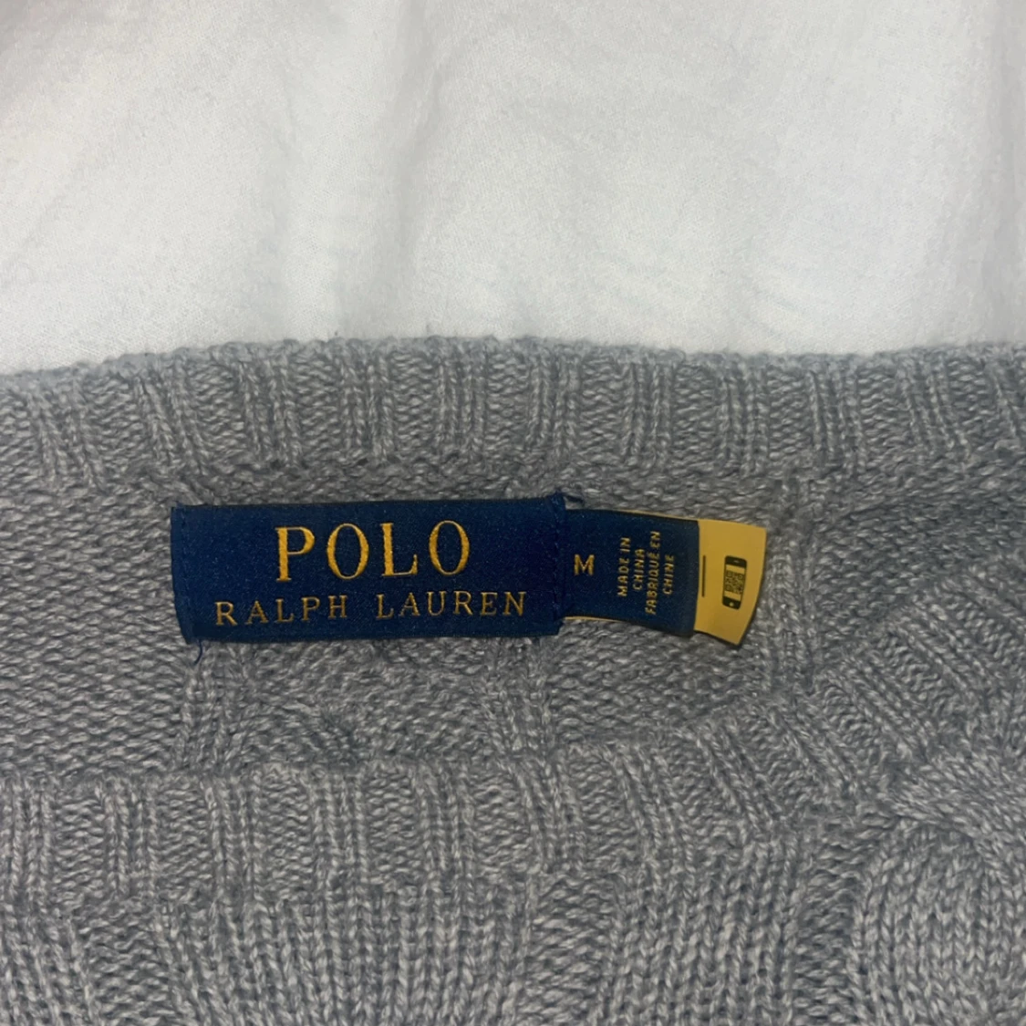 Grå kabelstickad tröja Polo Ralph Lauren - 2