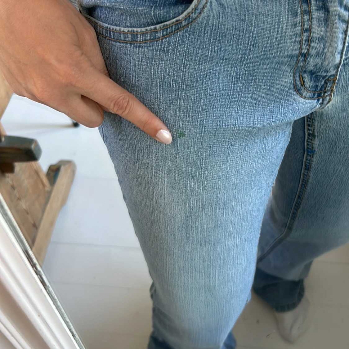 Lågmidjade bootcut jeans - 3