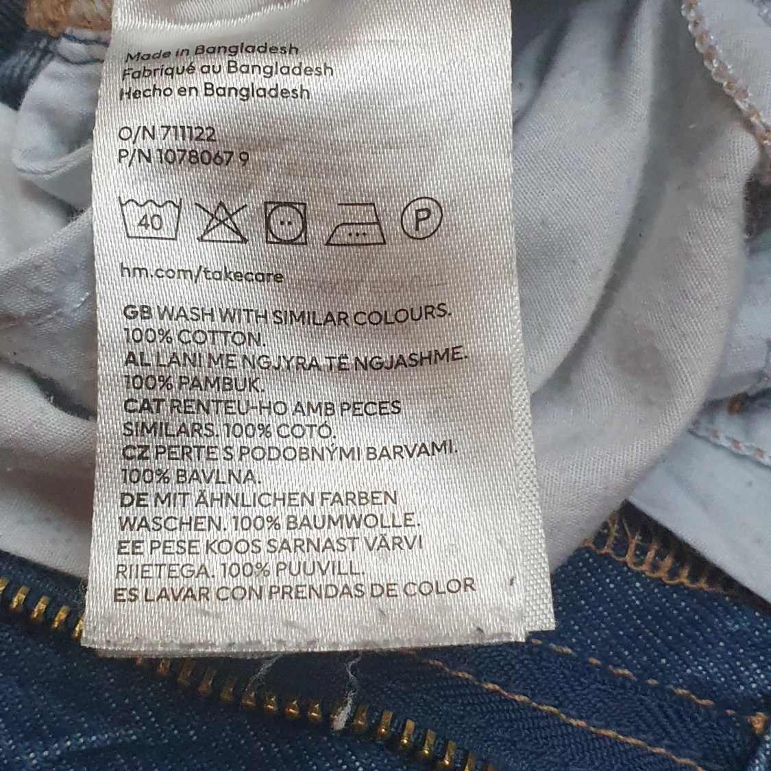 Blå loose fit jeans från H&M - 3