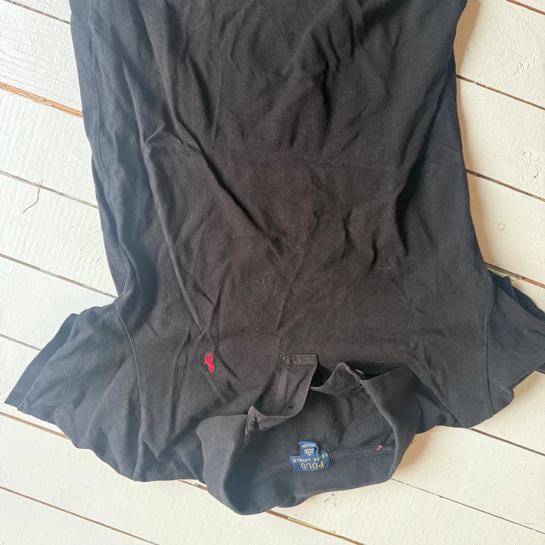 Svart pikétröja från Polo Ralph Lauren