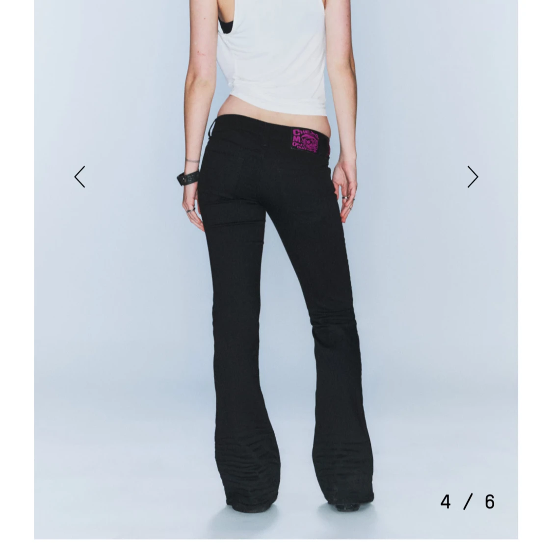 Cheap Monday svarta bootcut jeans