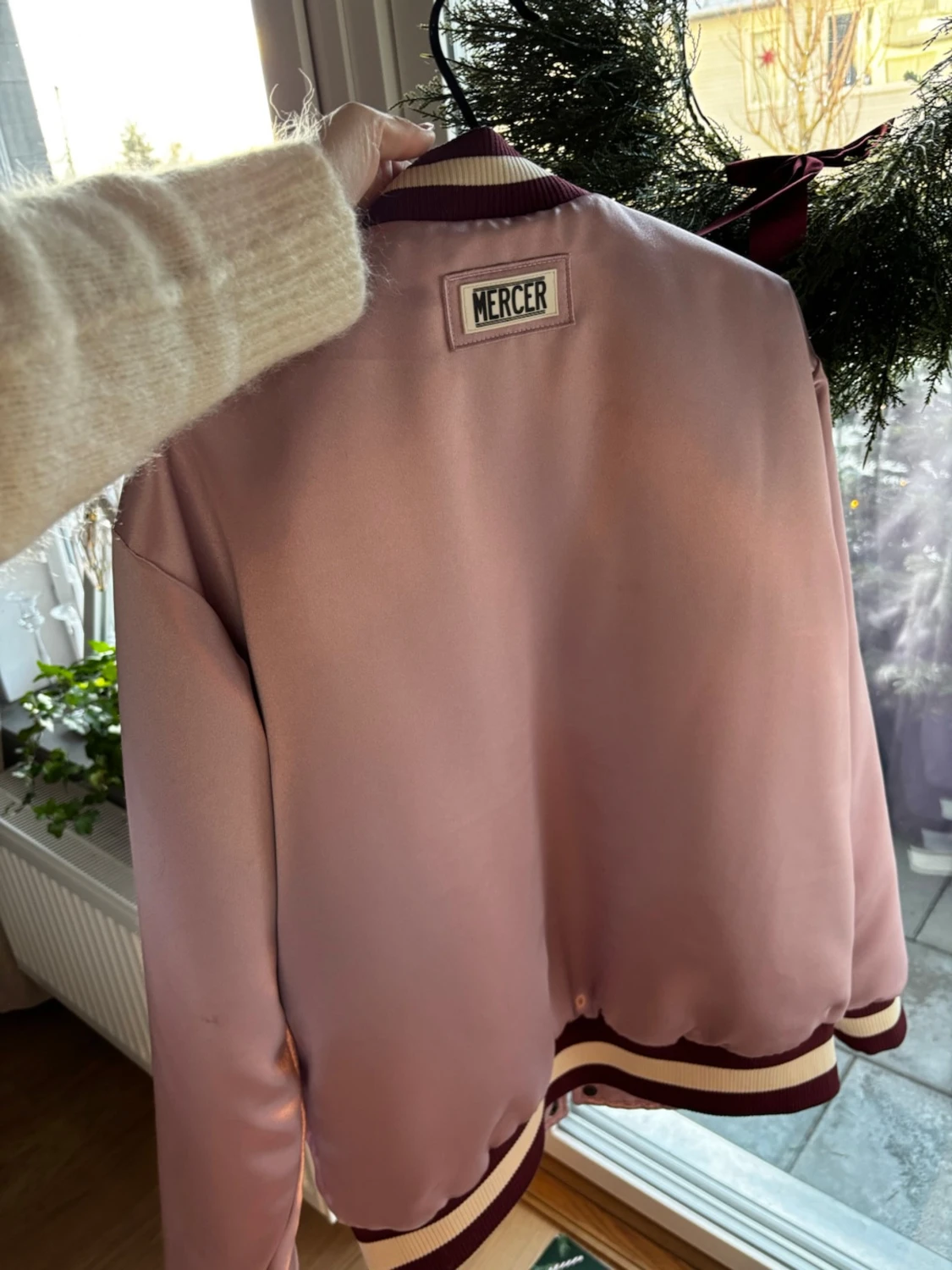 MERCER - satin bomberjacka - 3