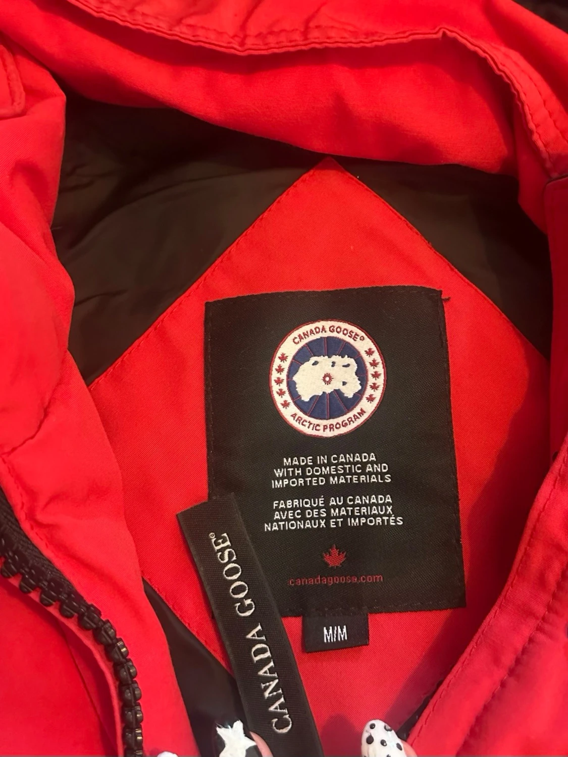 Röd parkajacka från Canada Goose - 1