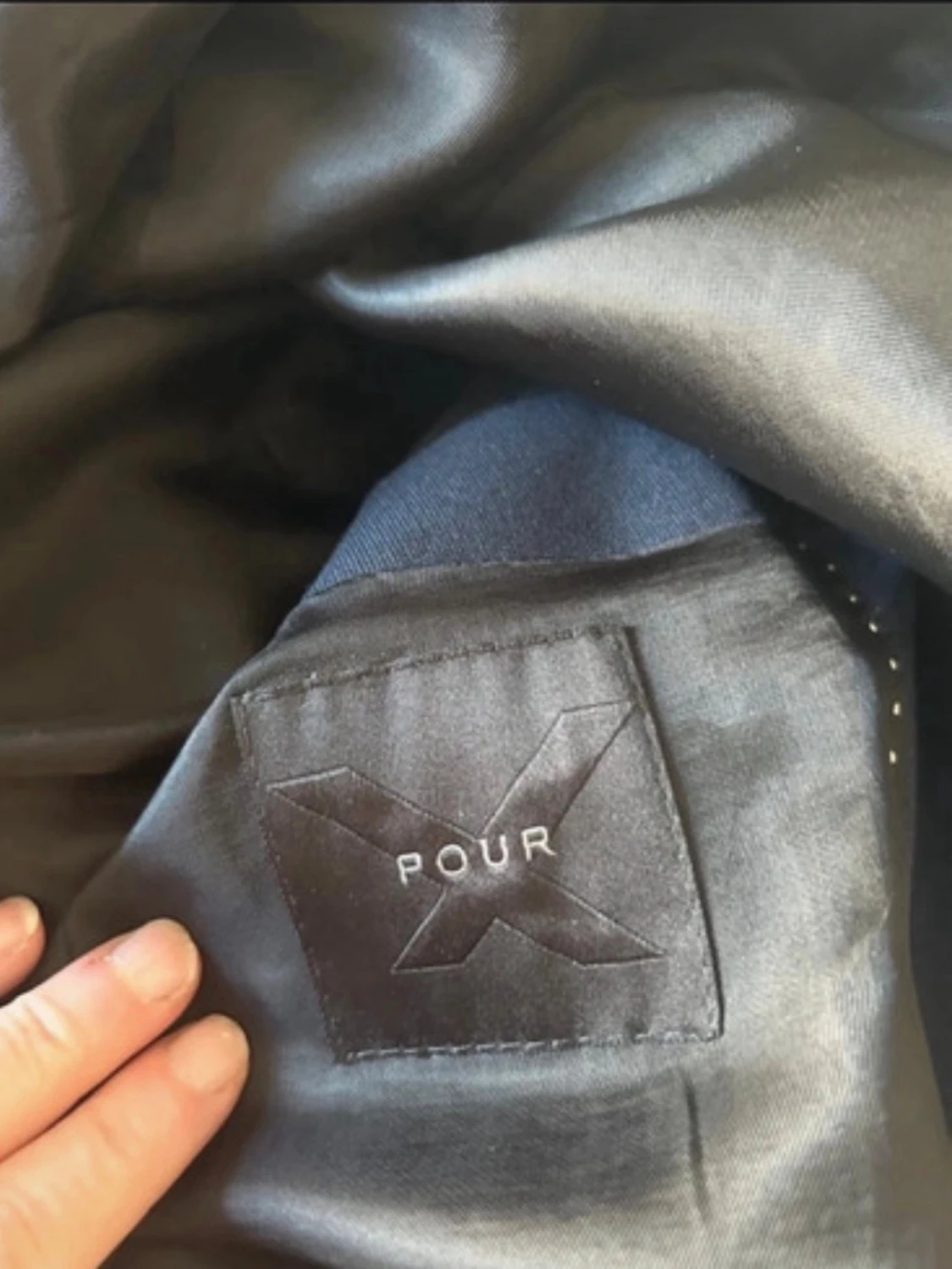 Mörkblå kavaj med klassisk passform - 6