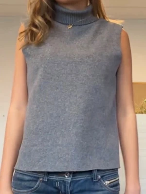 Grå polotopp - superfin