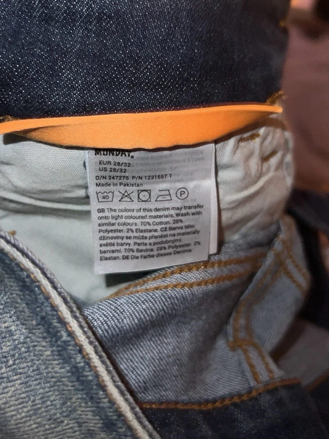 Bootcut jeans i mörkblå denim - 2