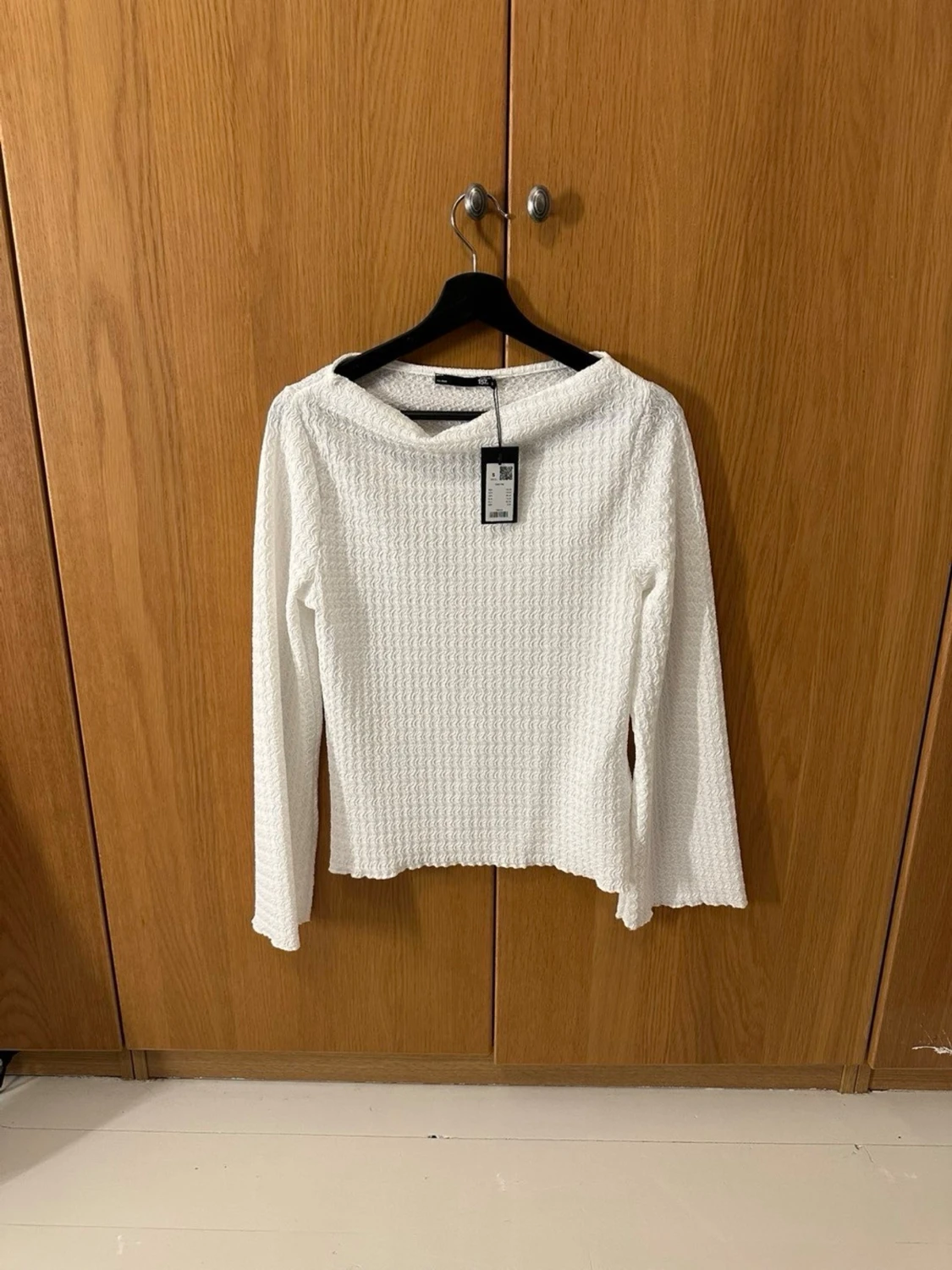 Vit långärmad topp från 157