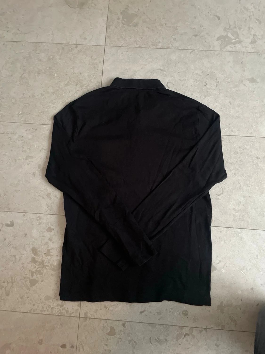 Svart Rugby tröja (Långärmad Polo)  - 2