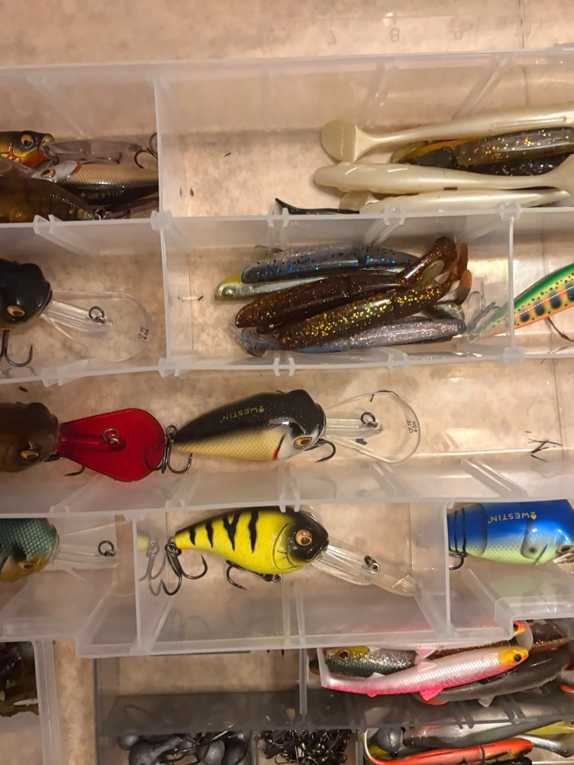 Stor fiskedragsamling Westin m.m - 1