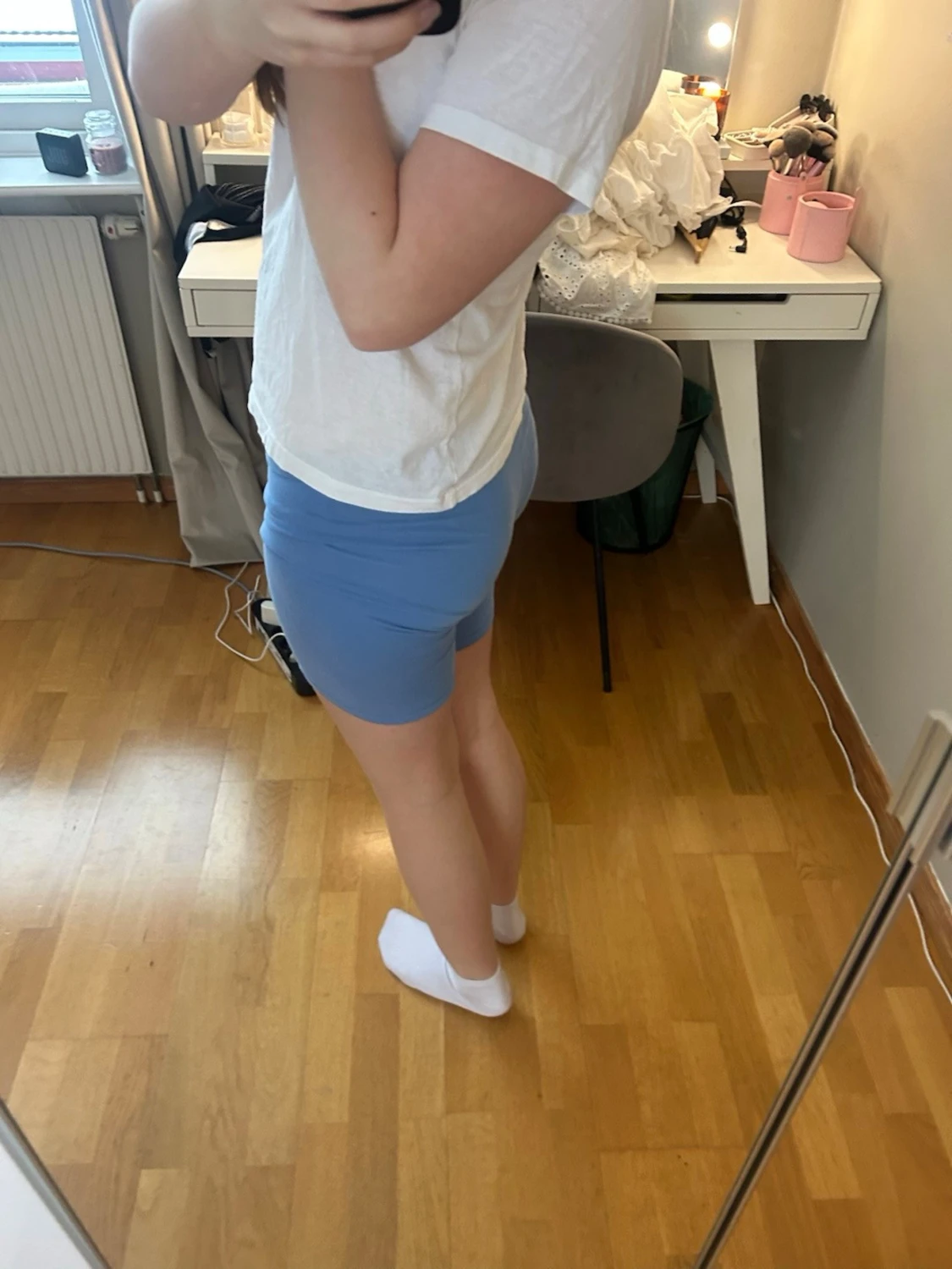 Blå cykelshorts från Only - 1