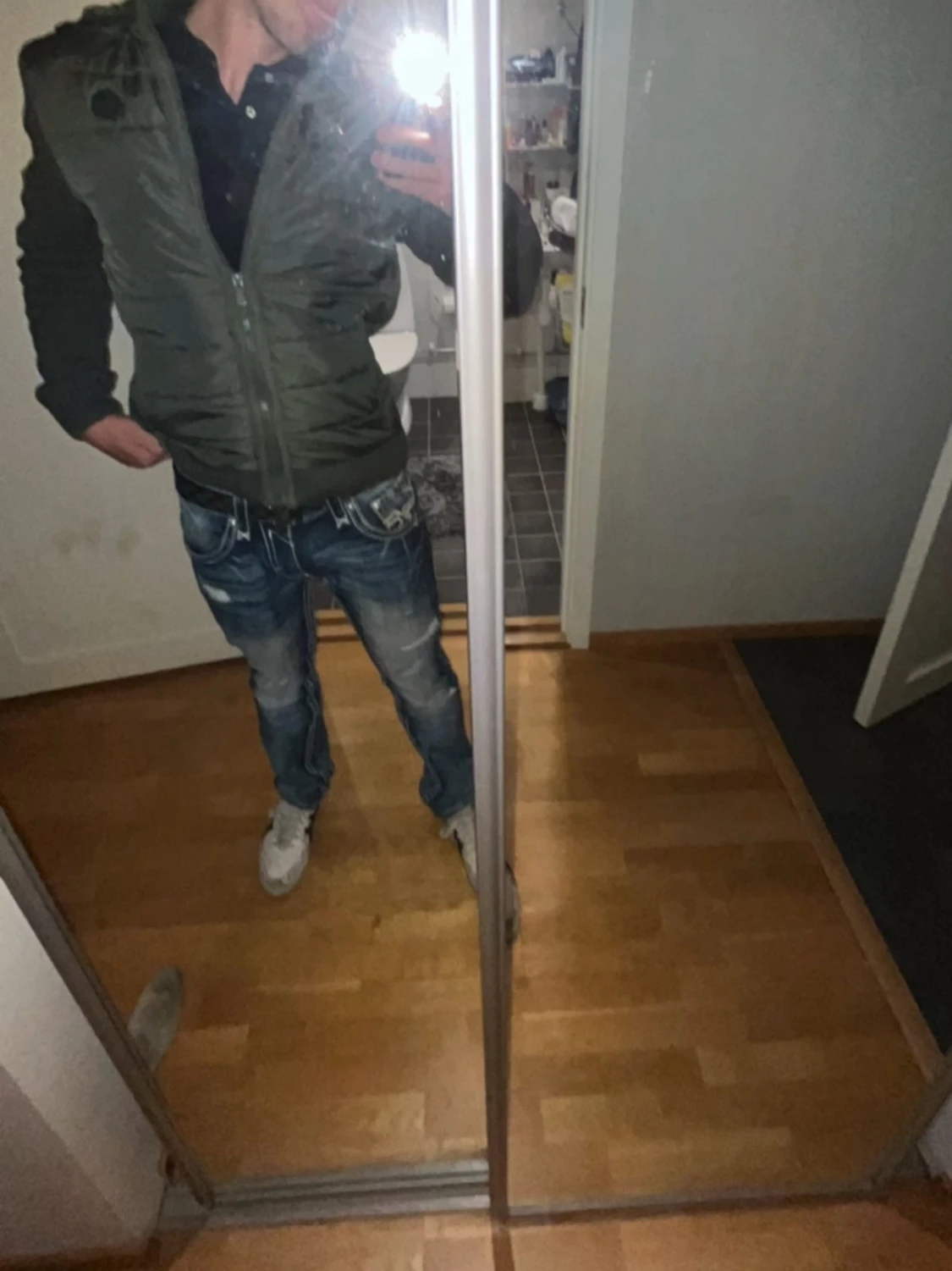 Rock Revival blå jeans med broderade fickor - 3