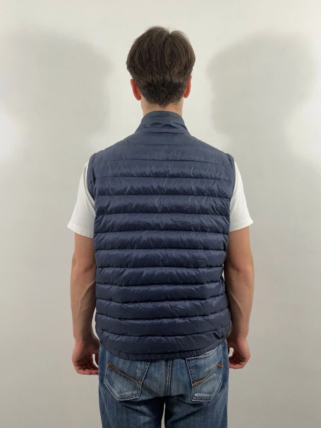 Herno Light Jacket Removable Arms Navy Blue - 3