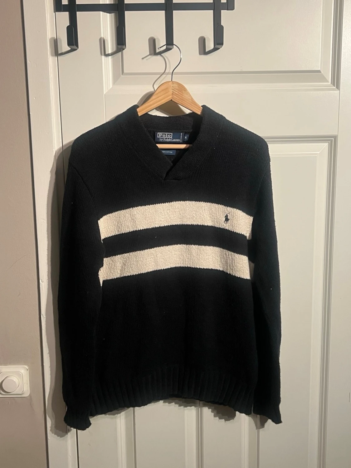 Svart stickad tröja Polo Ralph Lauren