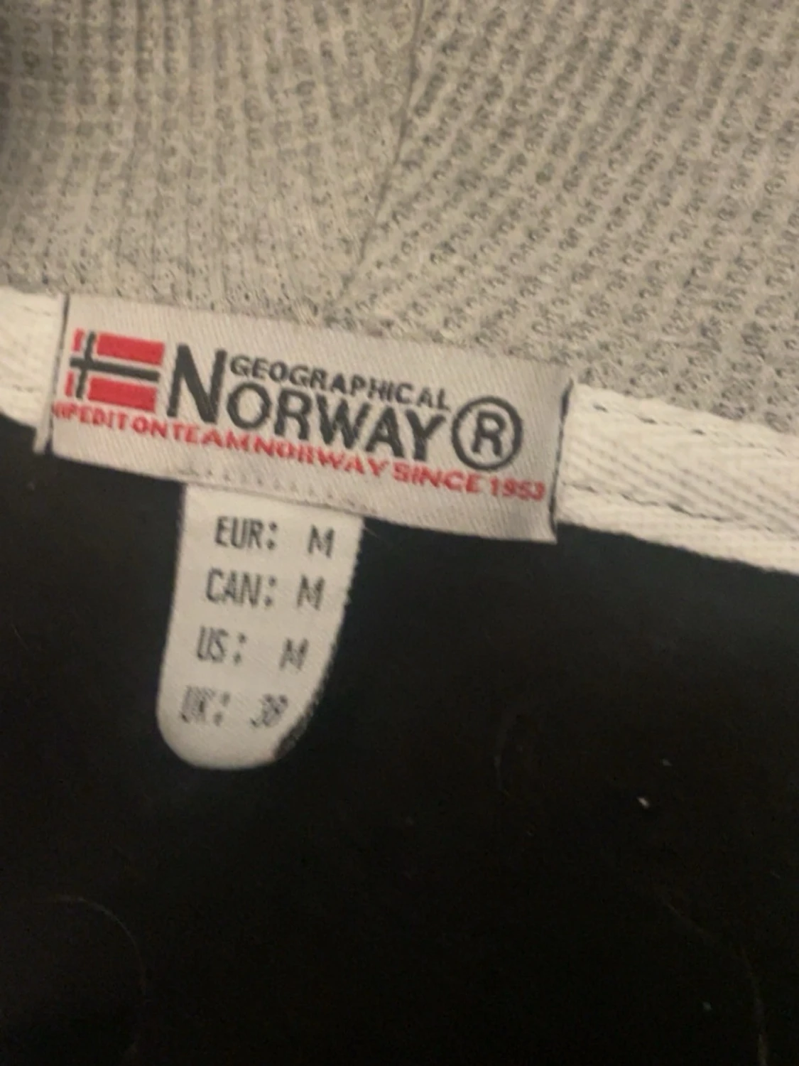Svart Geographical Norway hoodie - 3