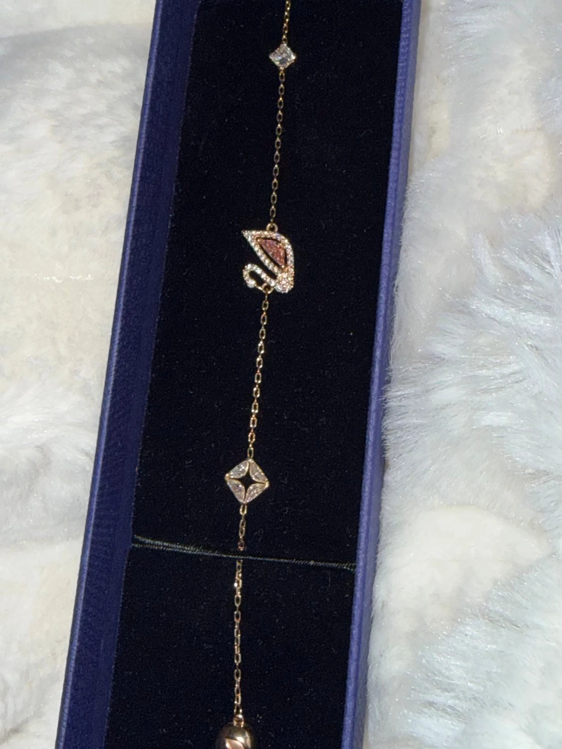 Swarovski swan armband - 1