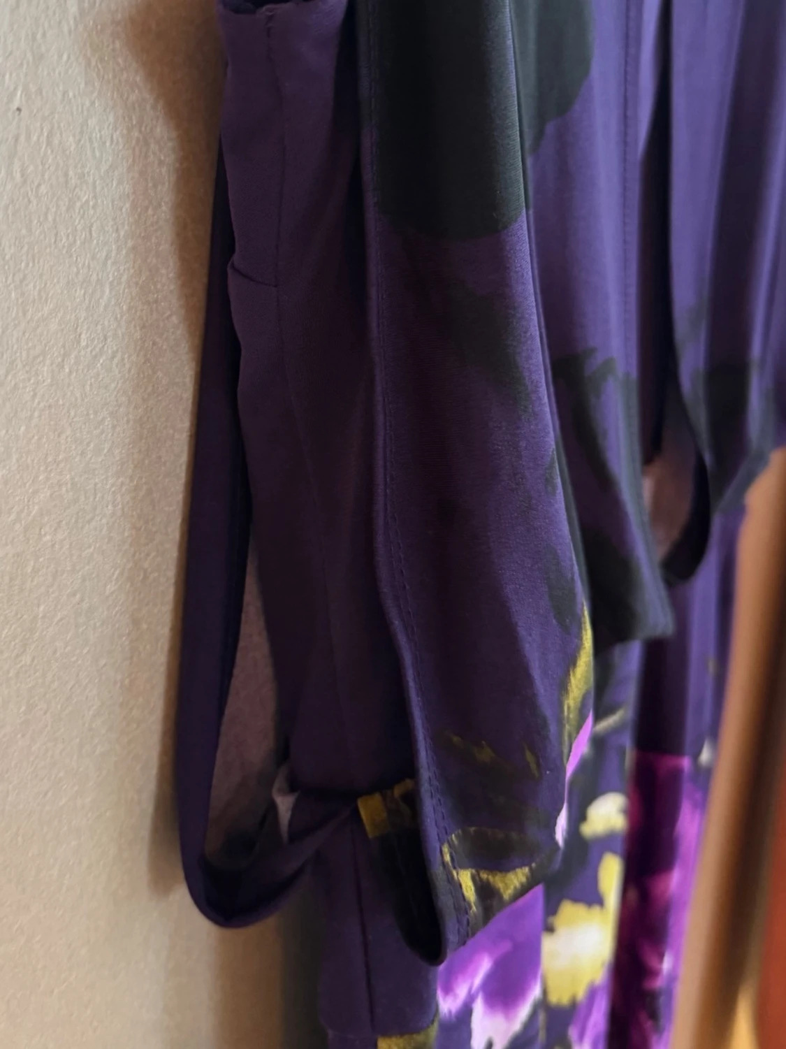 Mörklila kortklänning Sandra Darren - 4