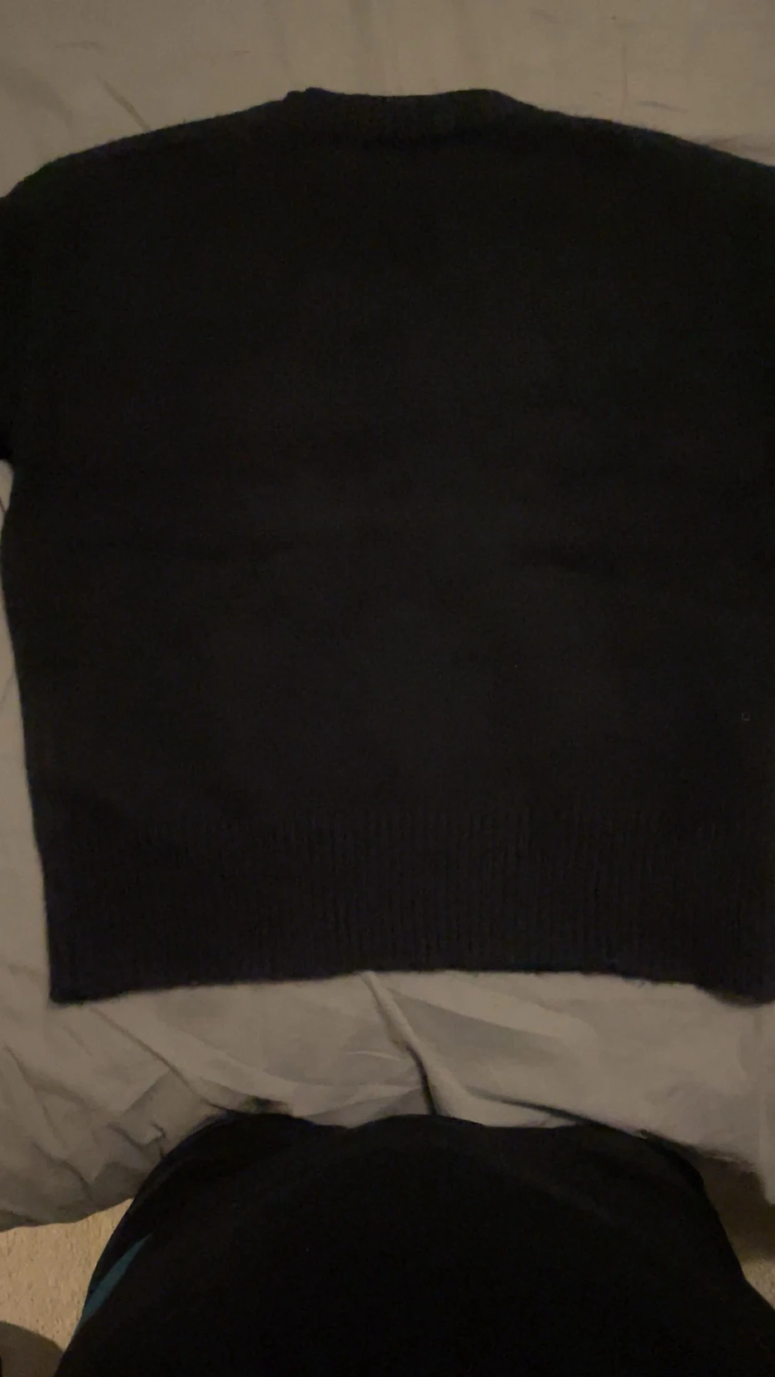 Svart stickad Saint Laurent tröja S - 3