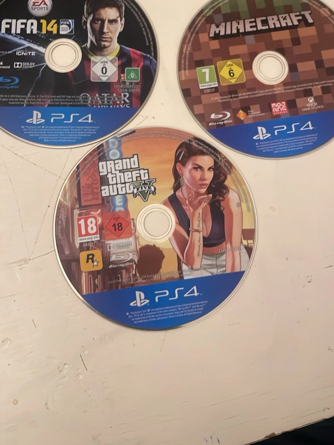 PS4 Spel: FIFA 14, Grand Theft Auto V, Minecraft - 3