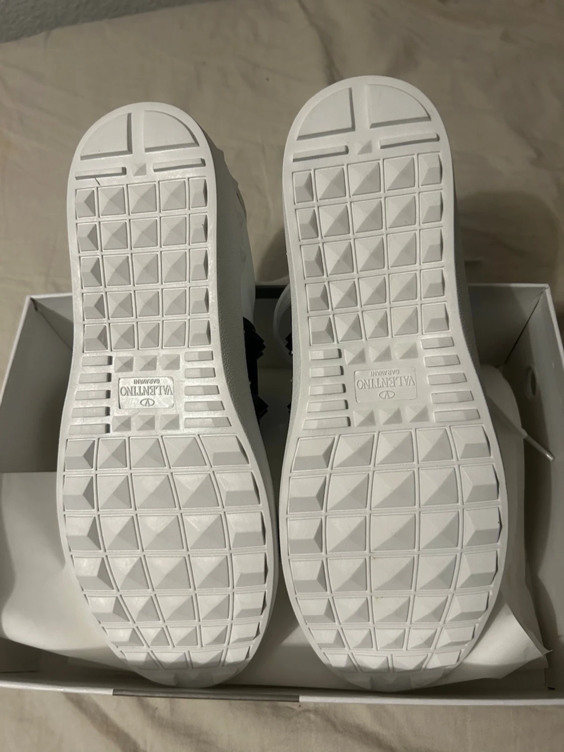 Oanvända Valentino Rockstud Open Black 42 Svart 41 - 2