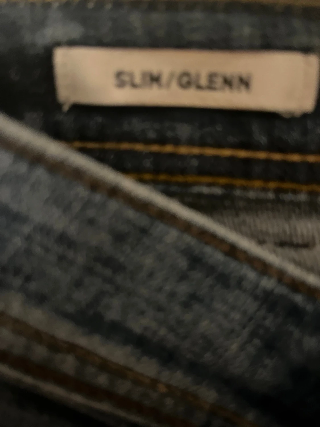 Slim Glenn blå jeans storlek 29/30 - 2