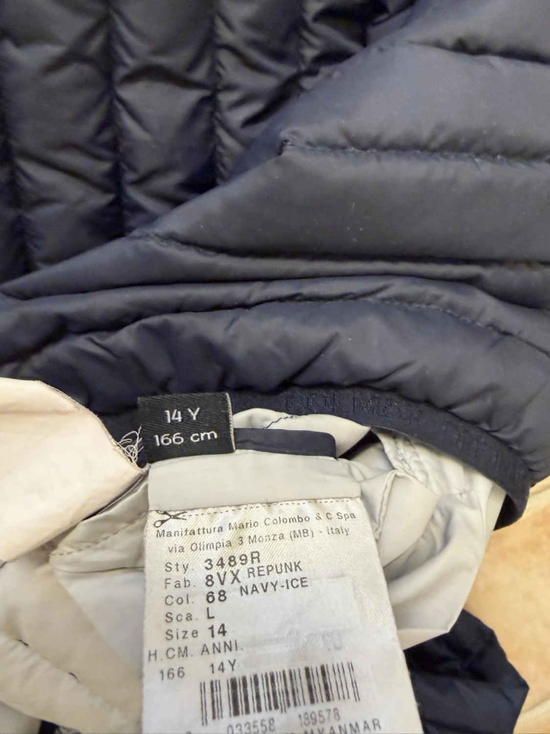 Mörkblå dunväst från Colmar - 1