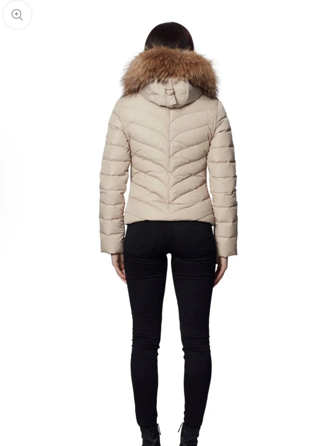 Äkta Beige jacka från Hollies Stockholm  - 2