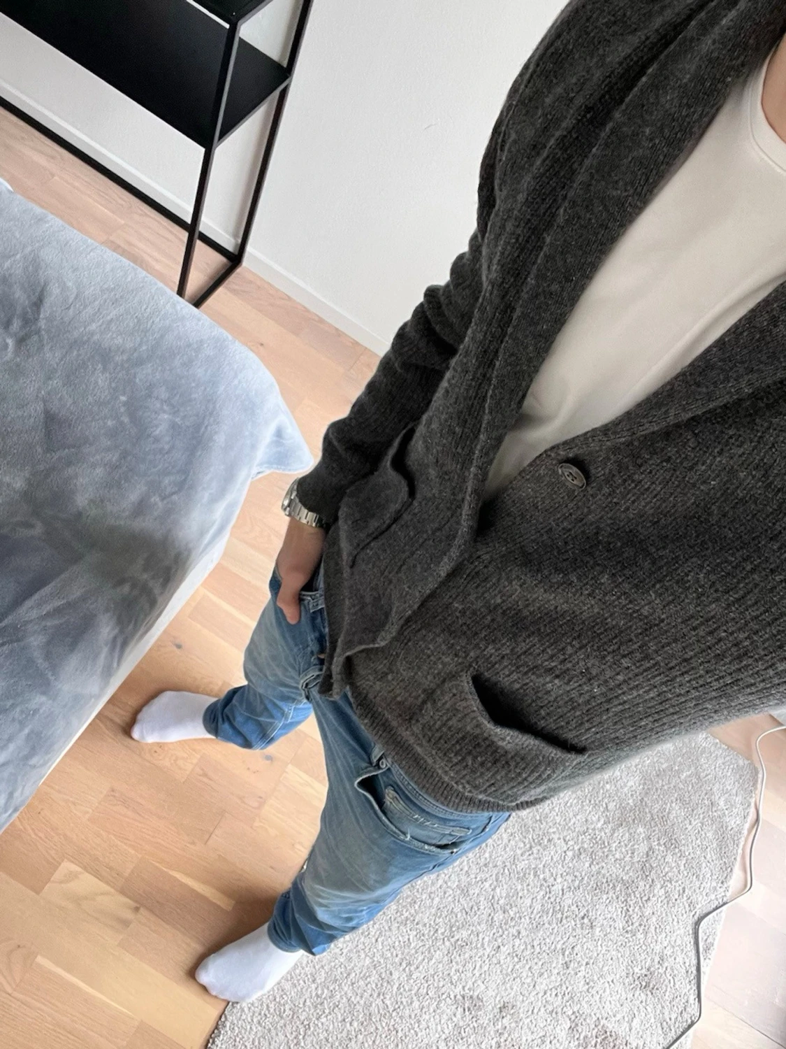 Stickad cardigan - 2