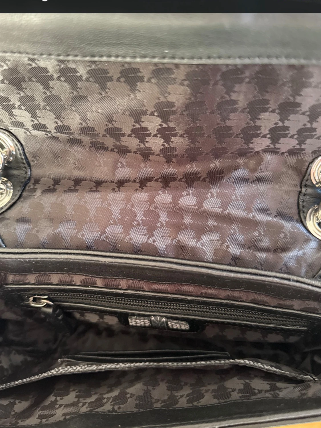 Svart quiltad axelväska Karl Lagerfeld - 4