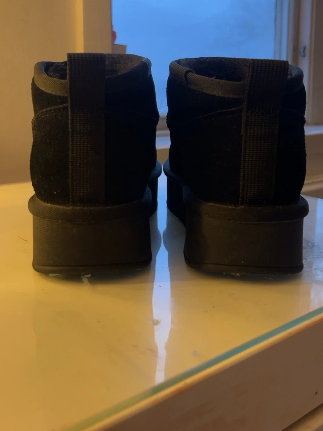 Svarta boots från Pace i mocka - 1