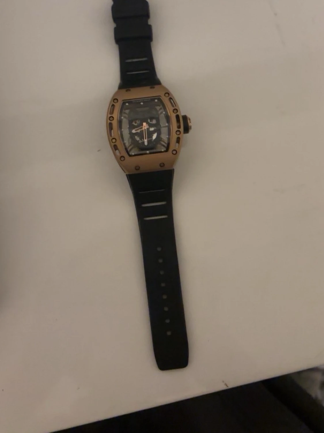 Richard Mille klocka med svart gummiband - 3