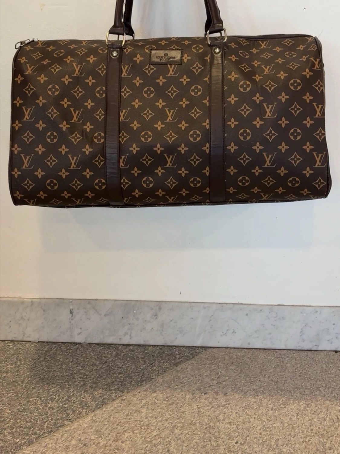 Louis Vuitton brun resväska monogram - 1
