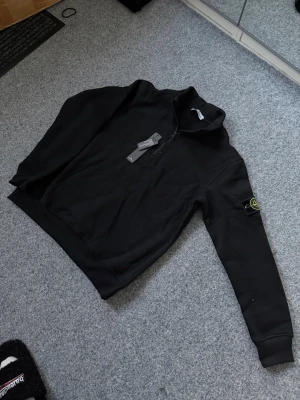 Stone island black quarter zip sweater - Size M, true to size. Brand new with tags